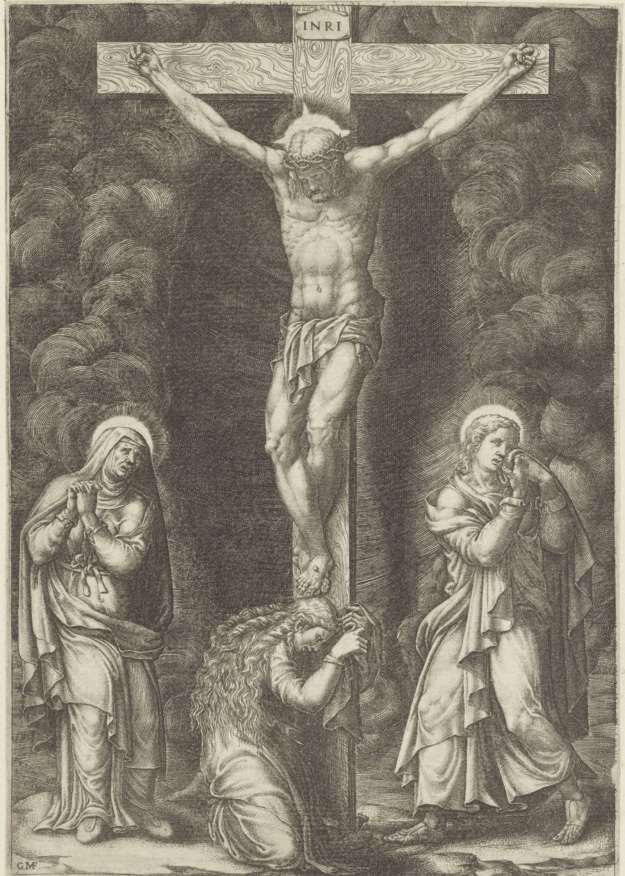 Crucificação de Cristo de Giorgio Ghisi