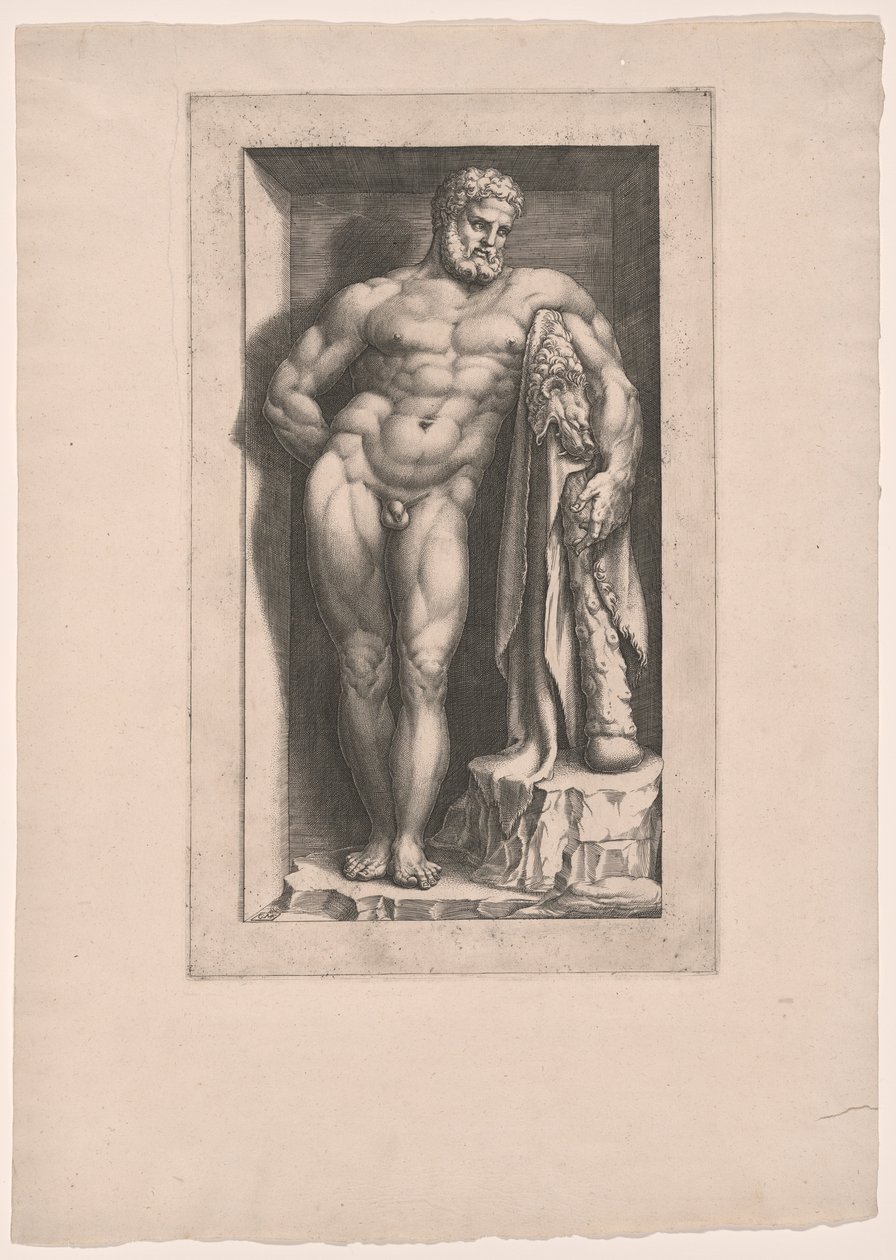 O Hércules de Farnese de Giorgio Ghisi