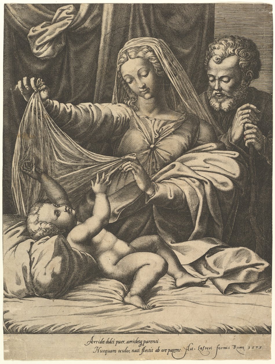 A Madonna de Loreto, em 1575. de Giorgio Ghisi