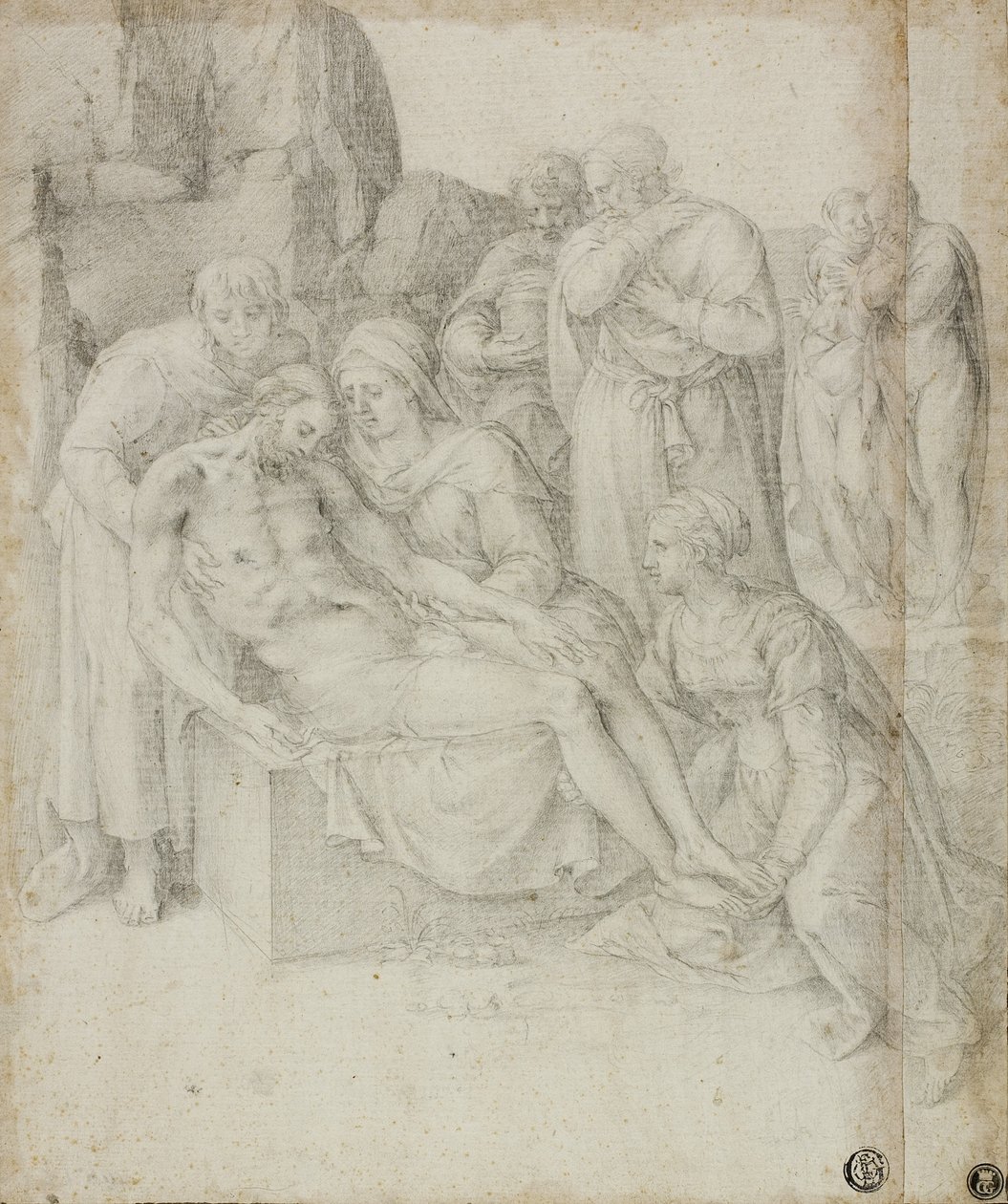 Lamentação, 1540-68 de Giorgio Giulio Clovio