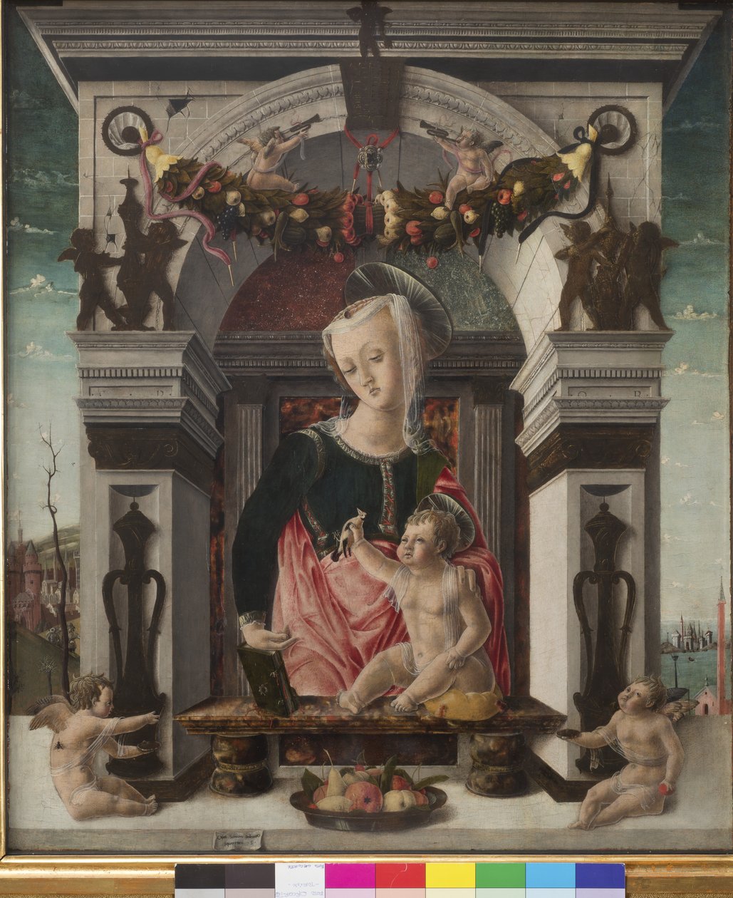 Madonna e criança, 1456-60 de Giorgio Schiavone