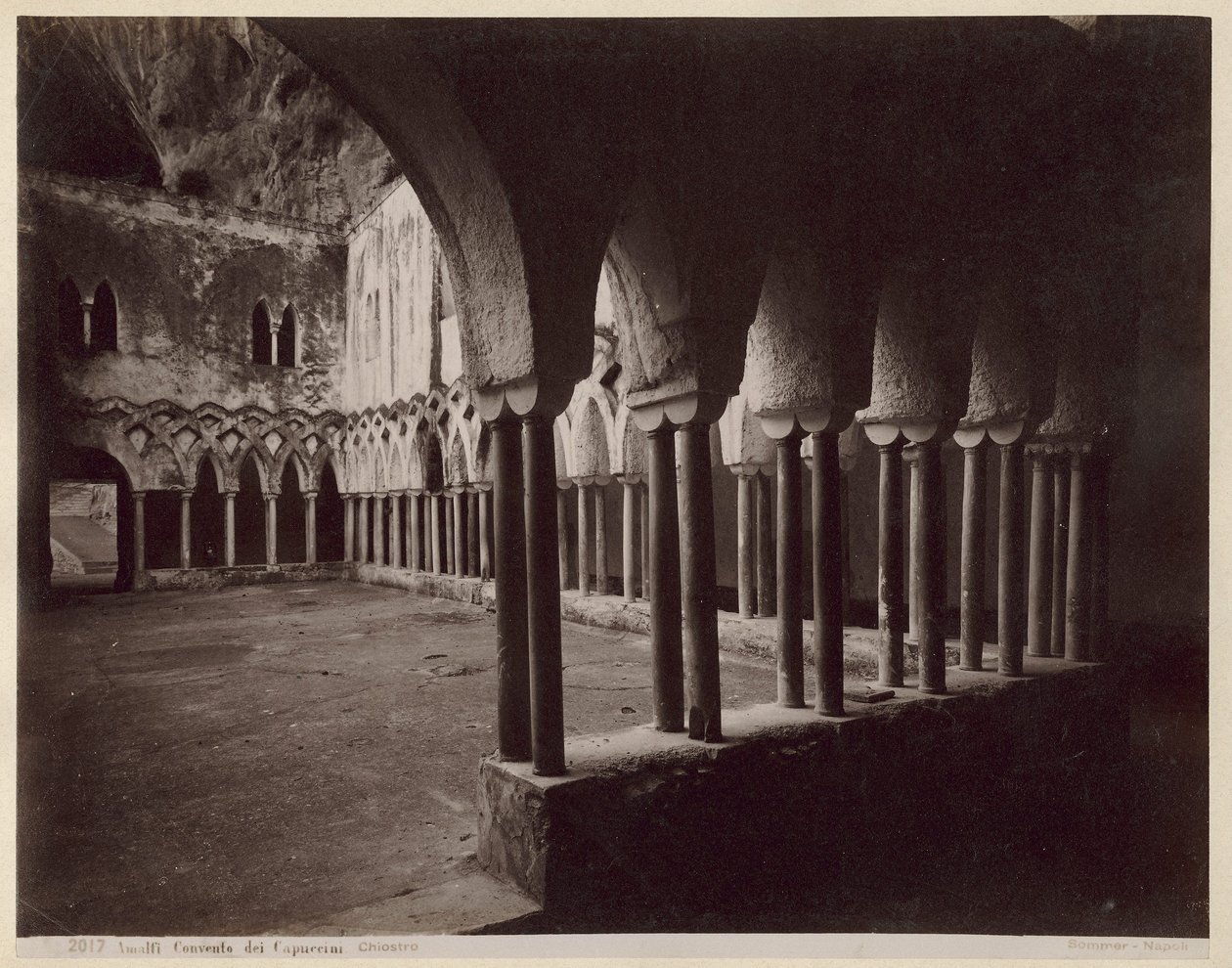 Amalfi, Convento dos Capuchinhos. Claustro de Giorgio Sommer