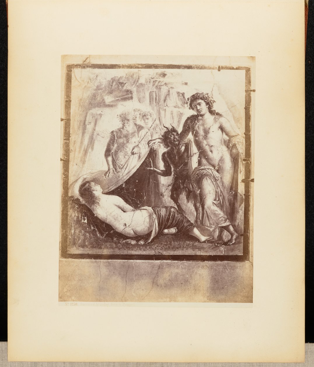 Baco fresco e Ariadne Pompeia de Giorgio Sommer