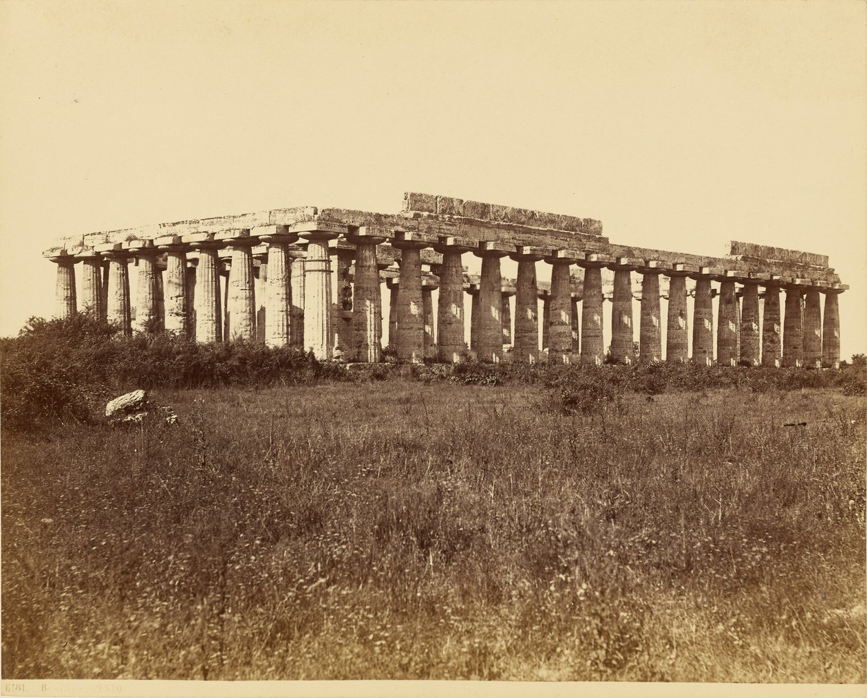 Basílica, Paestum de Giorgio Sommer