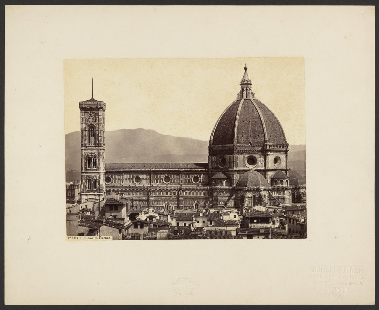 Florença, o Duomo de Giorgio Sommer