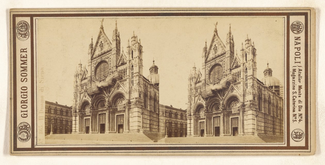 A Catedral de Siena de Giorgio Sommer