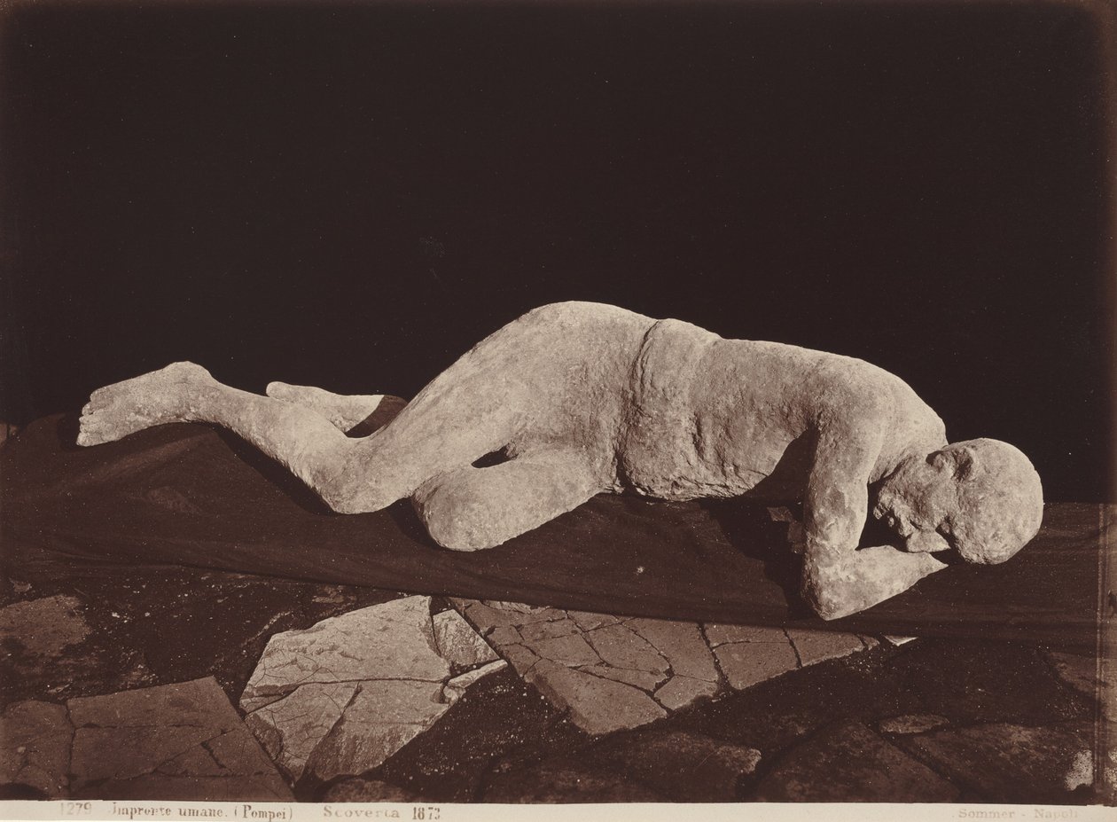 Elenco humano, Pompeia, 1873 (foto) de Giorgio Sommer