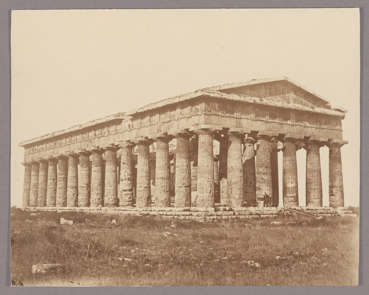 Paestum: O templo de Poseidon de Giorgio Sommer