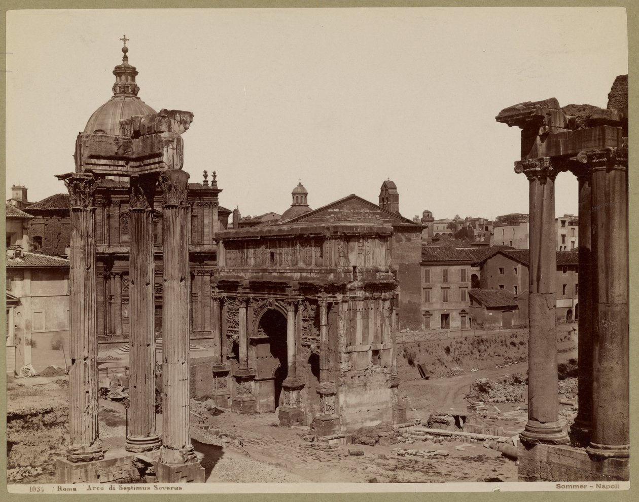 Roma - Arco de Septímio Severo de Giorgio Sommer