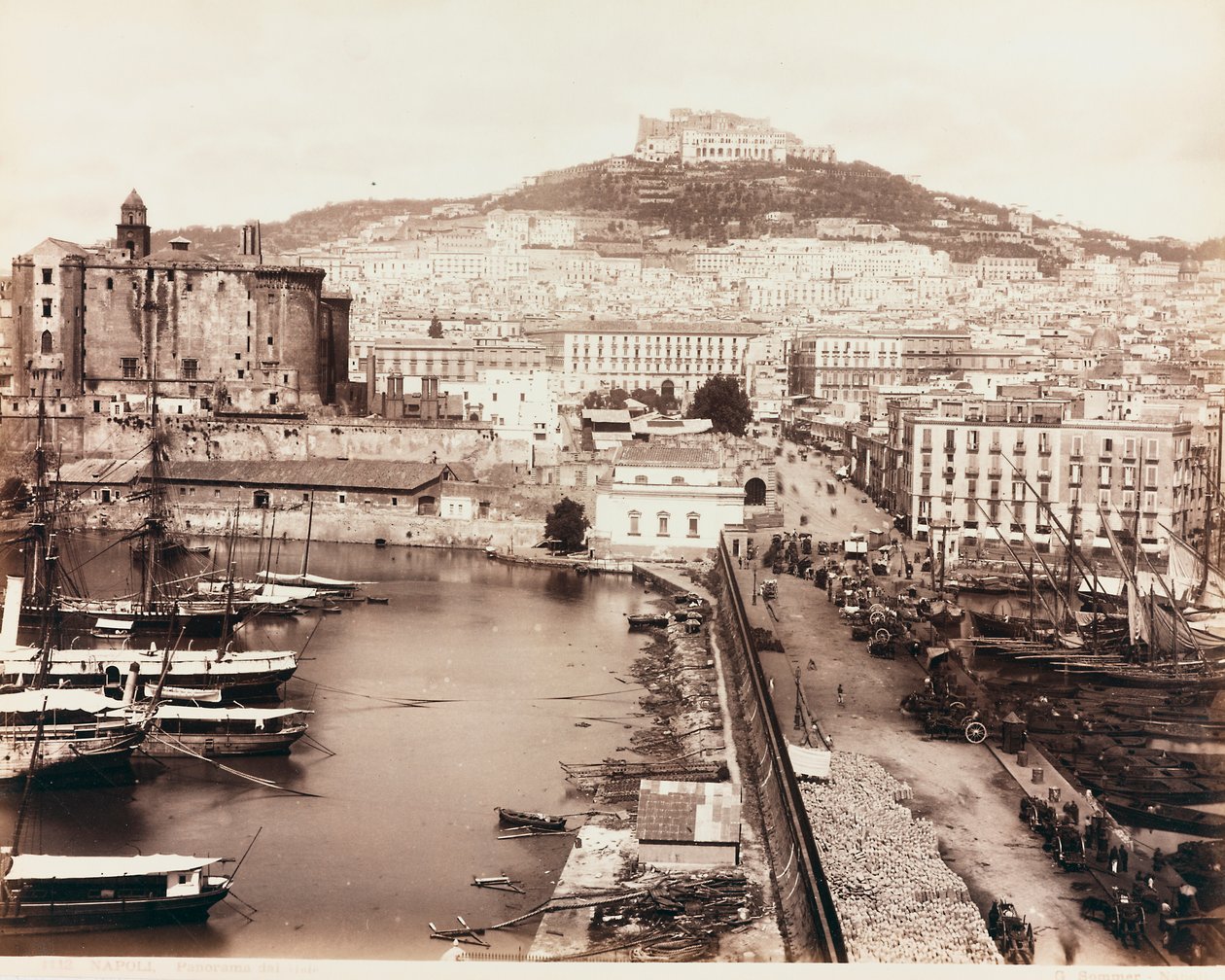 Vista de Nápoles de Giorgio Sommer