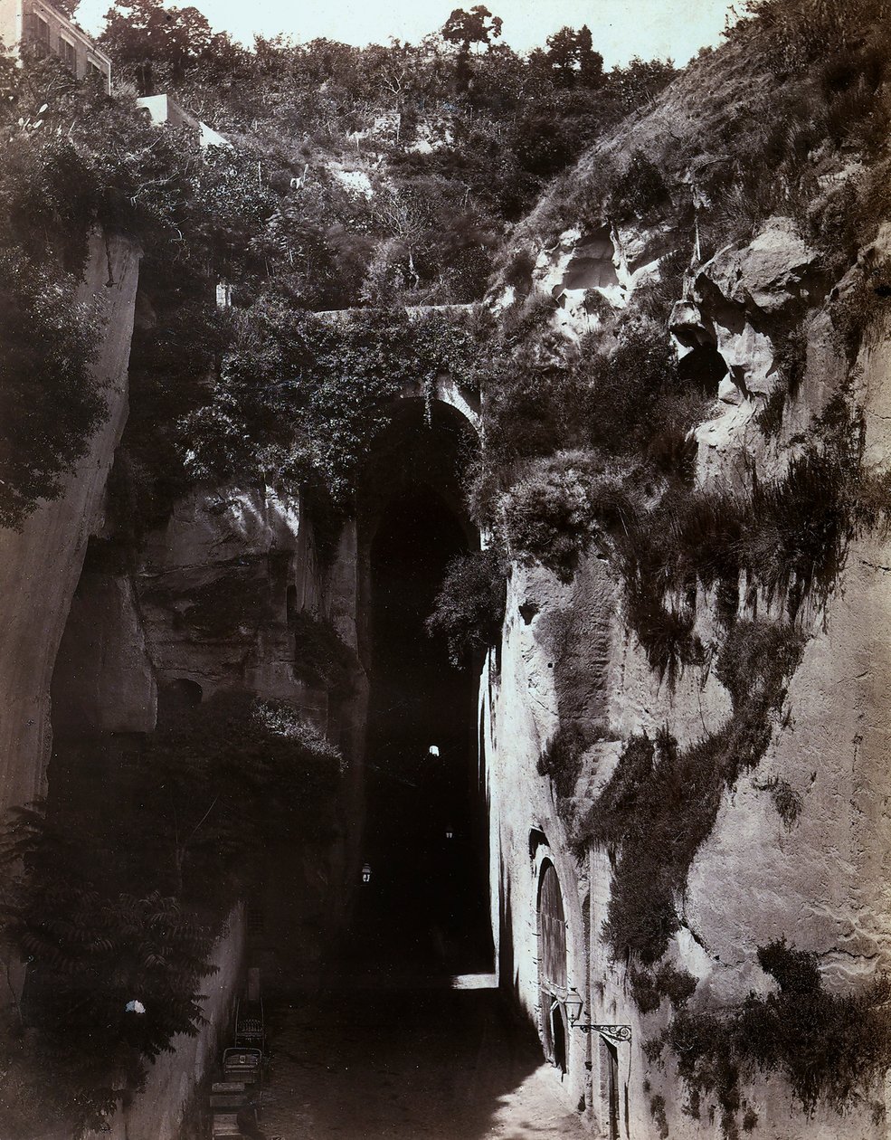 Vista da Piedigrotta em Napoli de Giorgio Sommer