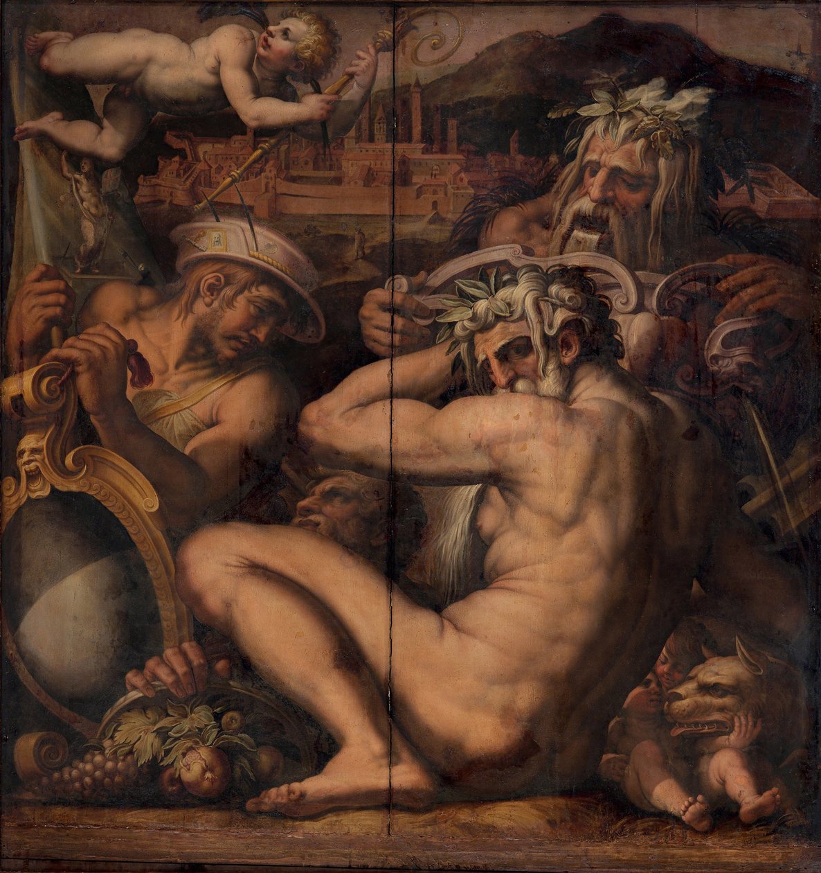 Alegoria de Borgo San Sepolcro e Anghiari, 1563-1565 de Giorgio Vasari