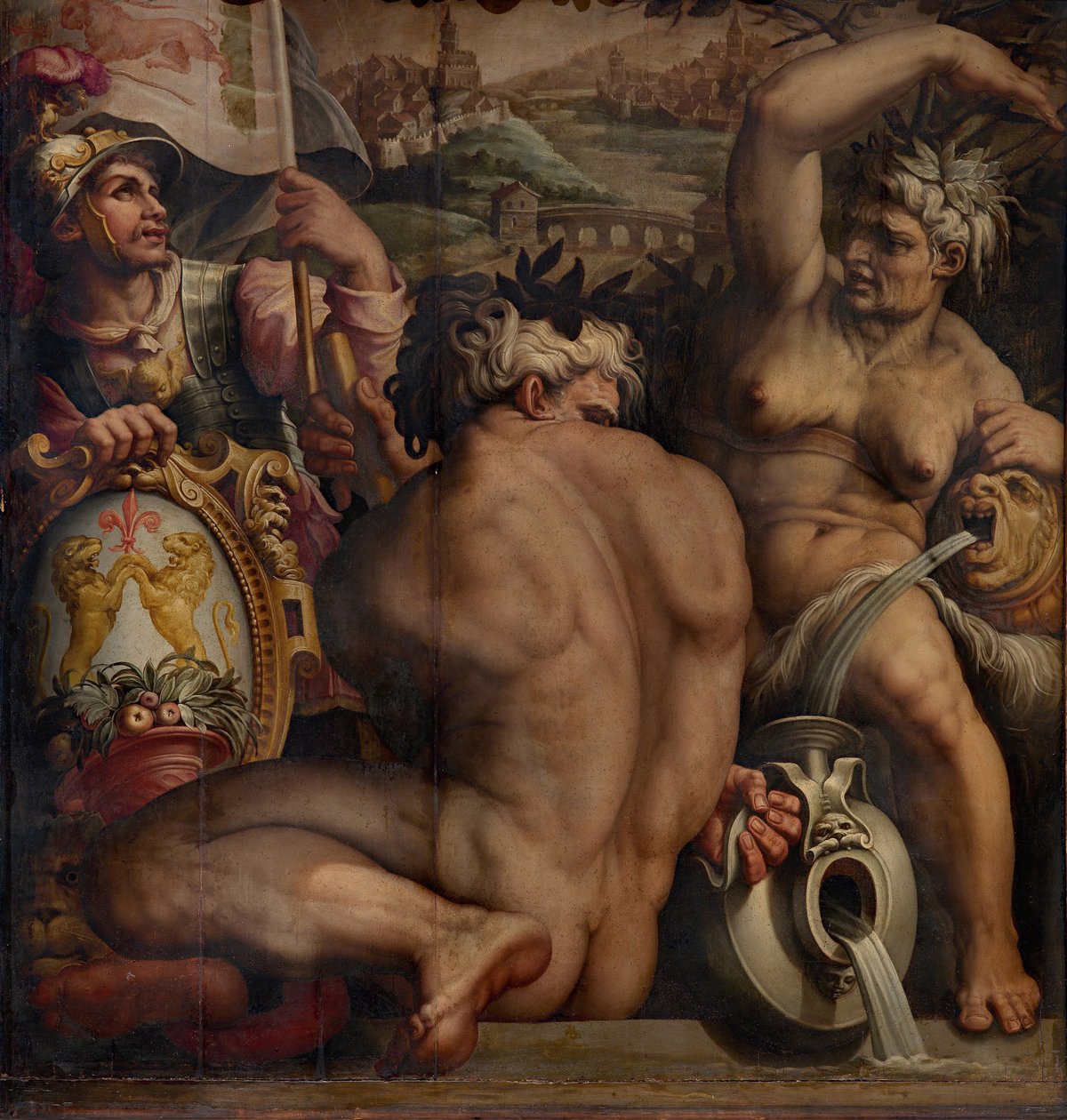Alegoria de Casentino, 1563-1565 de Giorgio Vasari