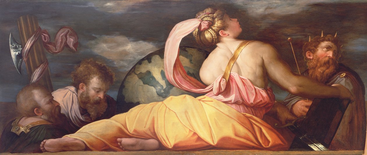 Alegoria da Geografia de Giorgio Vasari