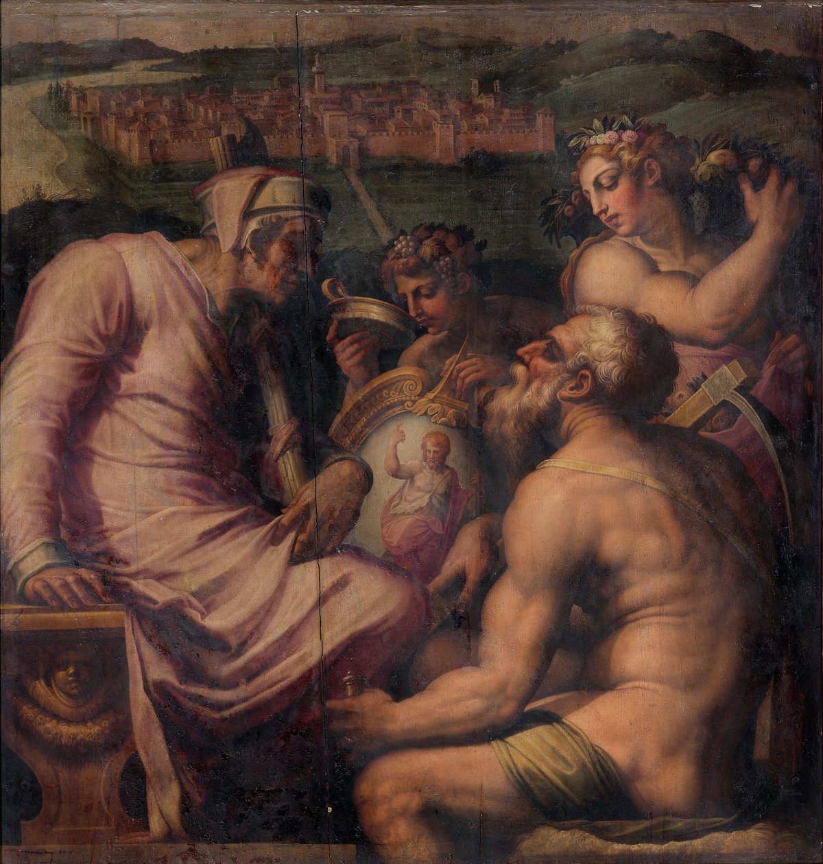 Alegoria de San Giovanni Valdarno, 1563-1565 de Giorgio Vasari
