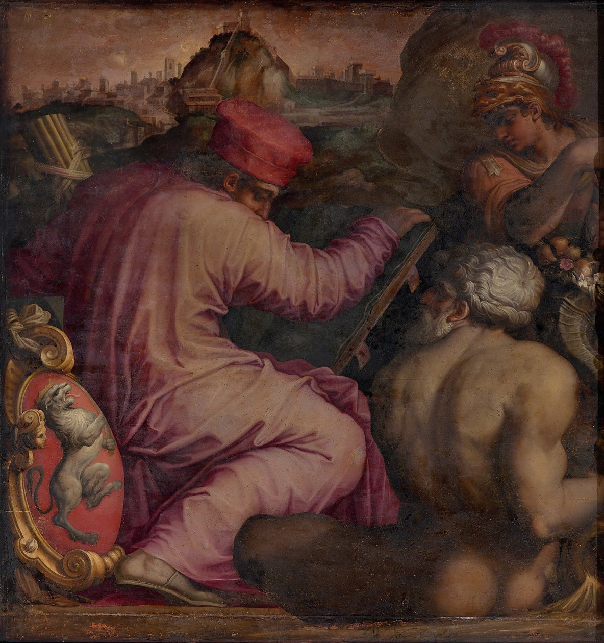Alegoria de San Miniato no baixo Valdarno, 1563-1565 de Giorgio Vasari