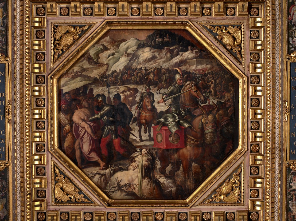 Derrota dos venezianos em Casentino de Giorgio Vasari