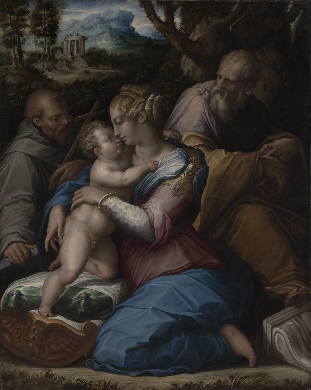 A Sagrada Família com São Francisco de Giorgio Vasari