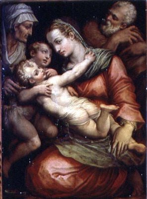 Sagrada Família com S. Ana e S. João Baptista de Giorgio Vasari