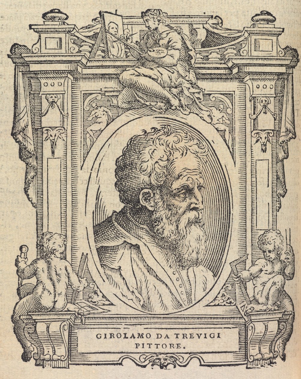 Houghton Typ 525 68.864 - Vasari, The Lives - Girolamo da Trevigi de Giorgio Vasari