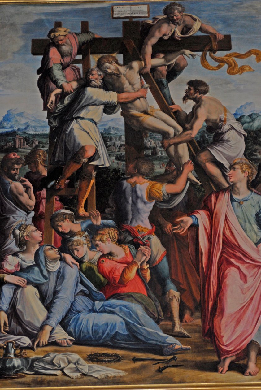 Jesus deposto da cruz de Giorgio Vasari