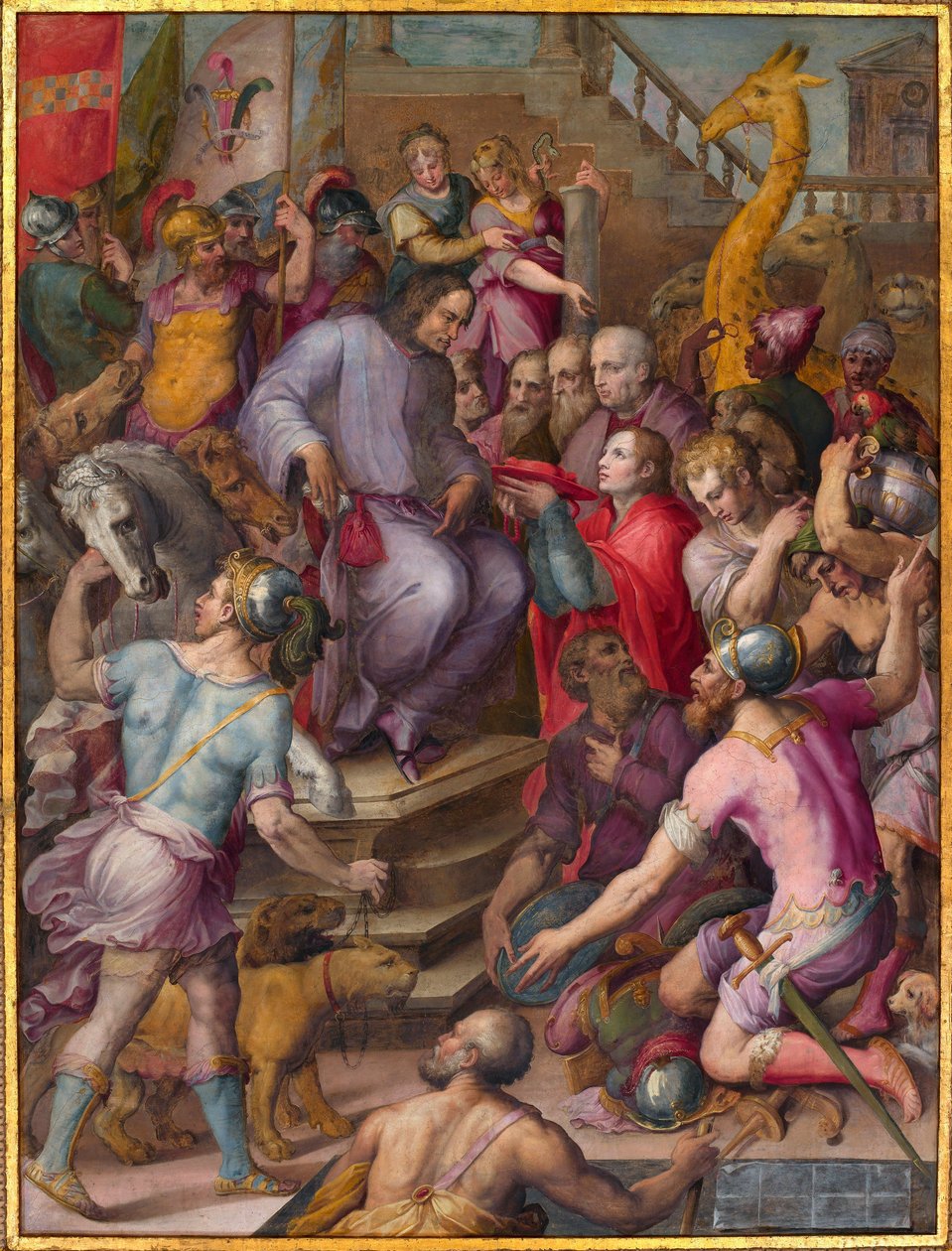 Laurent de Medicis ou Laurent o Magnífico (Lorenzo il Magnifico de Giorgio Vasari