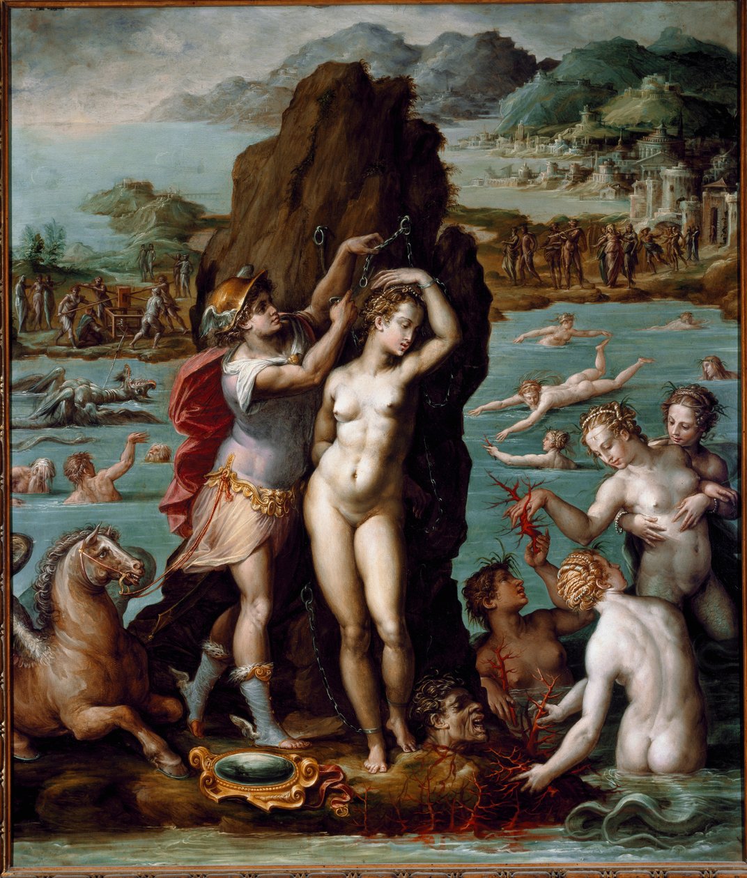 Perseu Andrómeda libertadora de Giorgio Vasari