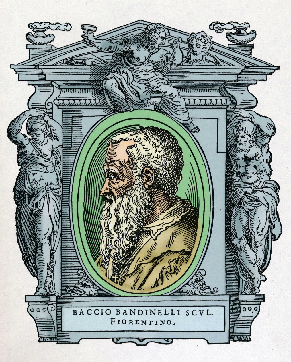 Retrato de Baccio BANDINELLI (Firenze de Giorgio Vasari
