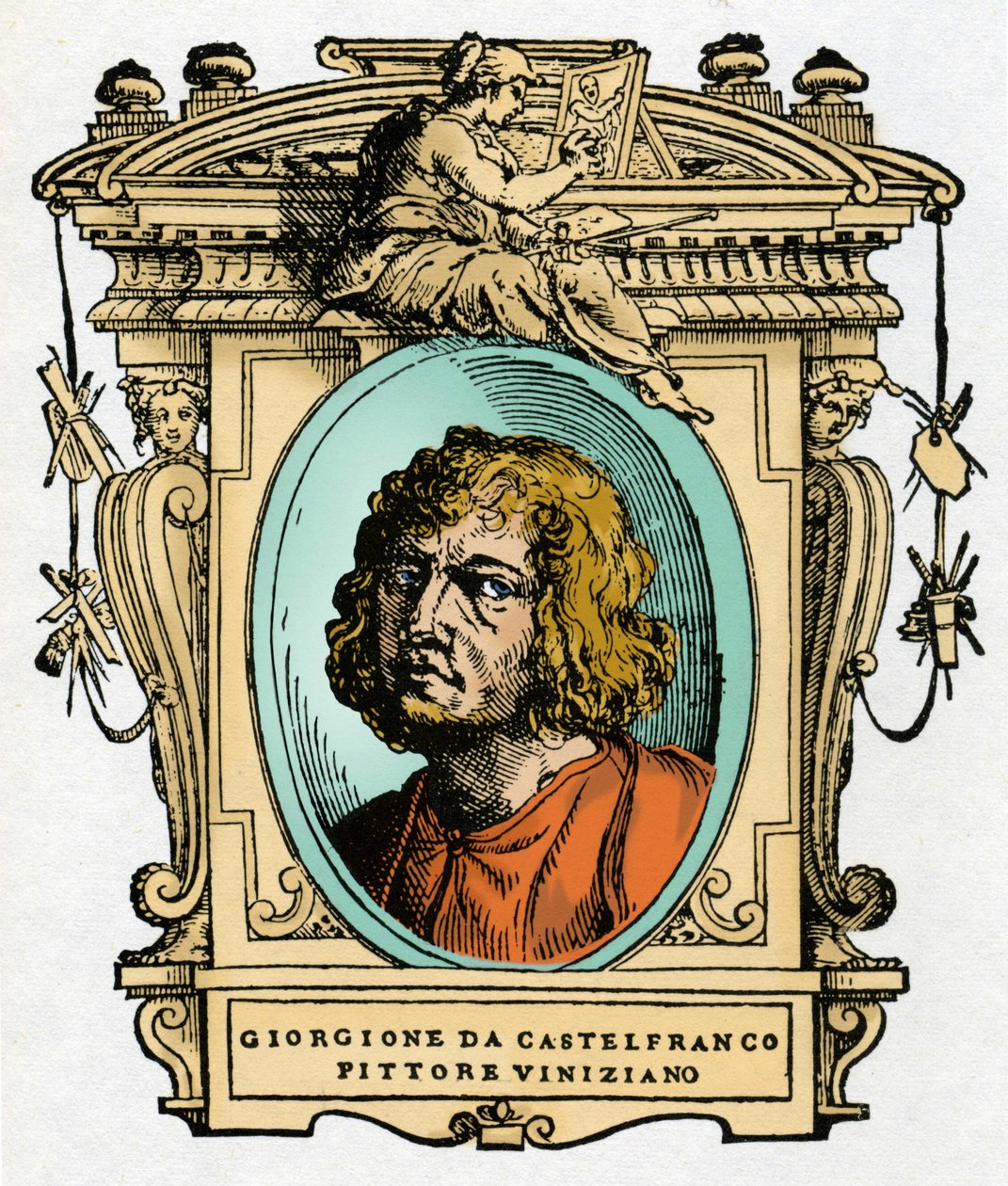 Retrato de Giorgione (Giorgio Zorzi de Giorgio Vasari