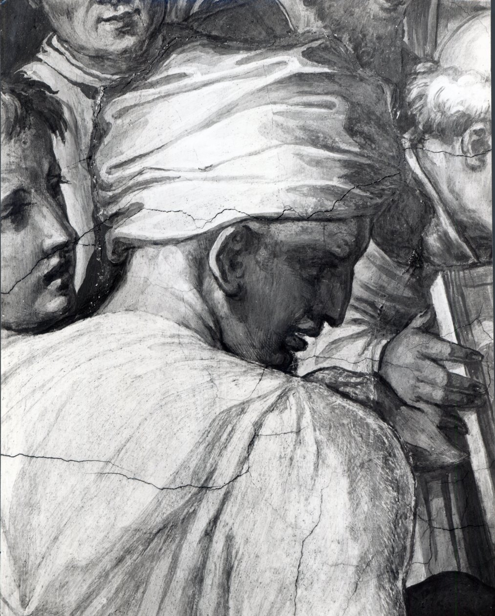 Retrato de Luca della Robbia na Sala de Cosimo il Vecchio de Giorgio Vasari