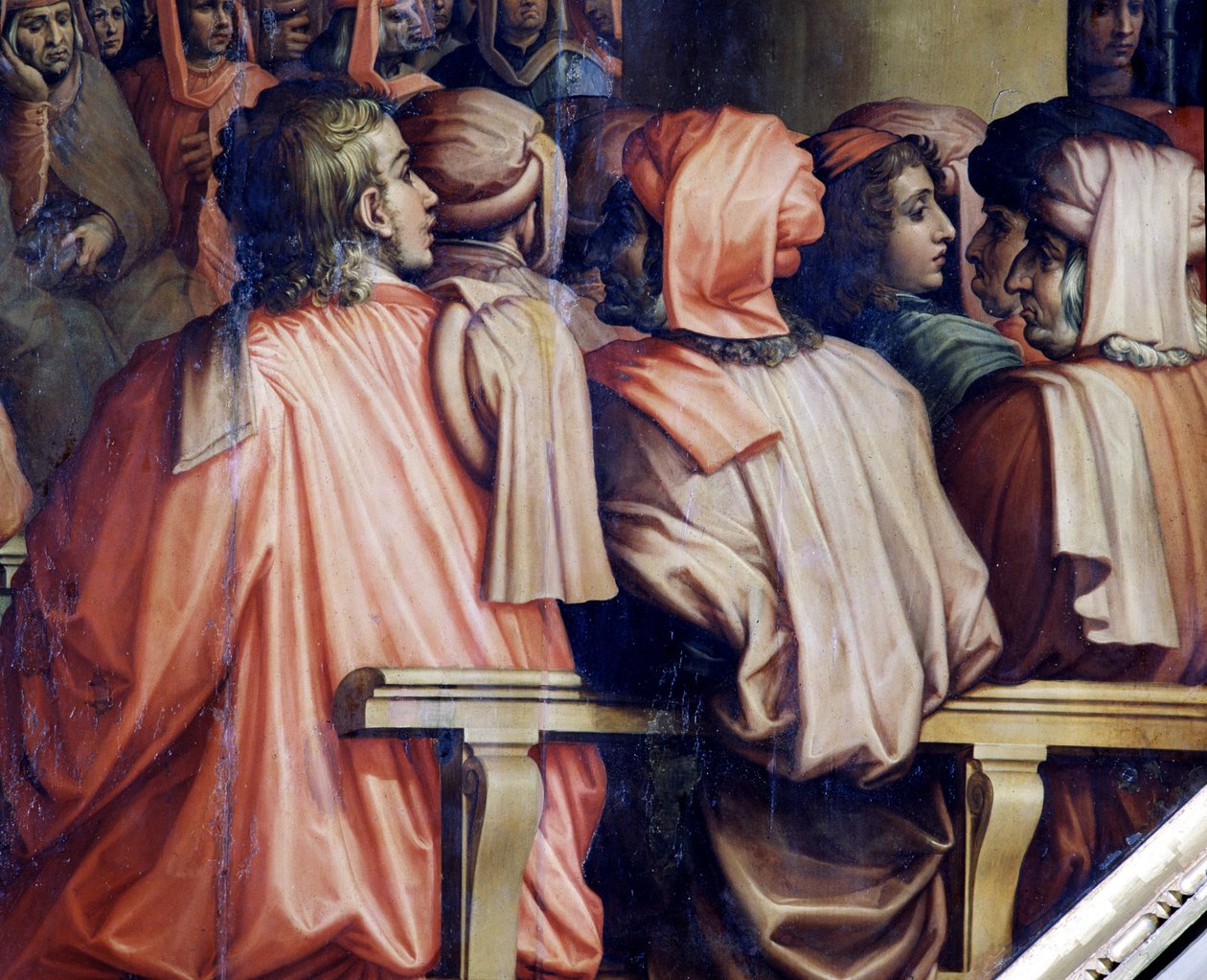Oração de Antonio Giacomini pela Batalha de Pisa de Giorgio Vasari