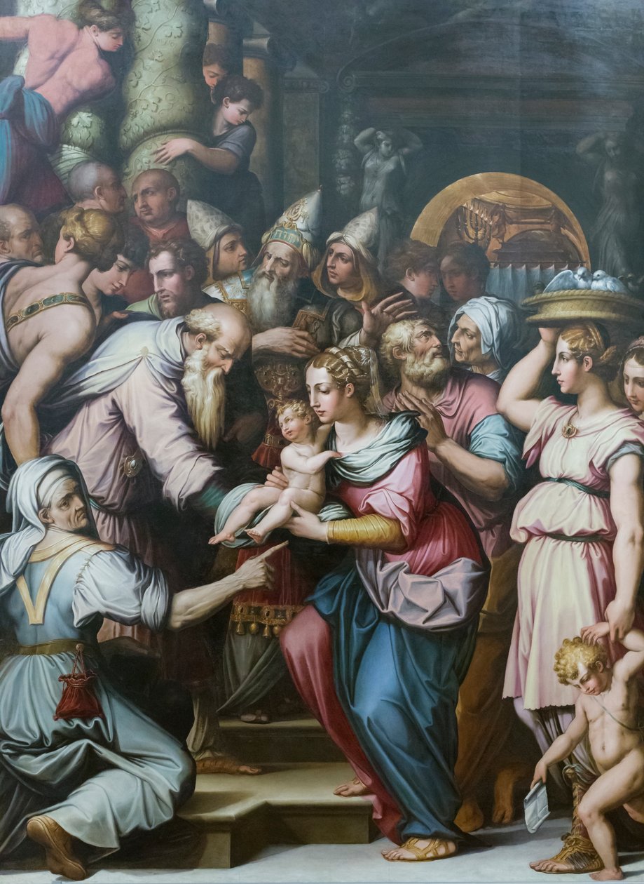 Apresentação de Jesus no templo de Giorgio Vasari