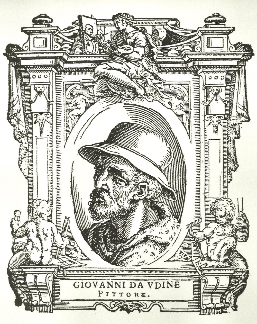 Retrato de Giovanni da Udine de Giorgio Vasari