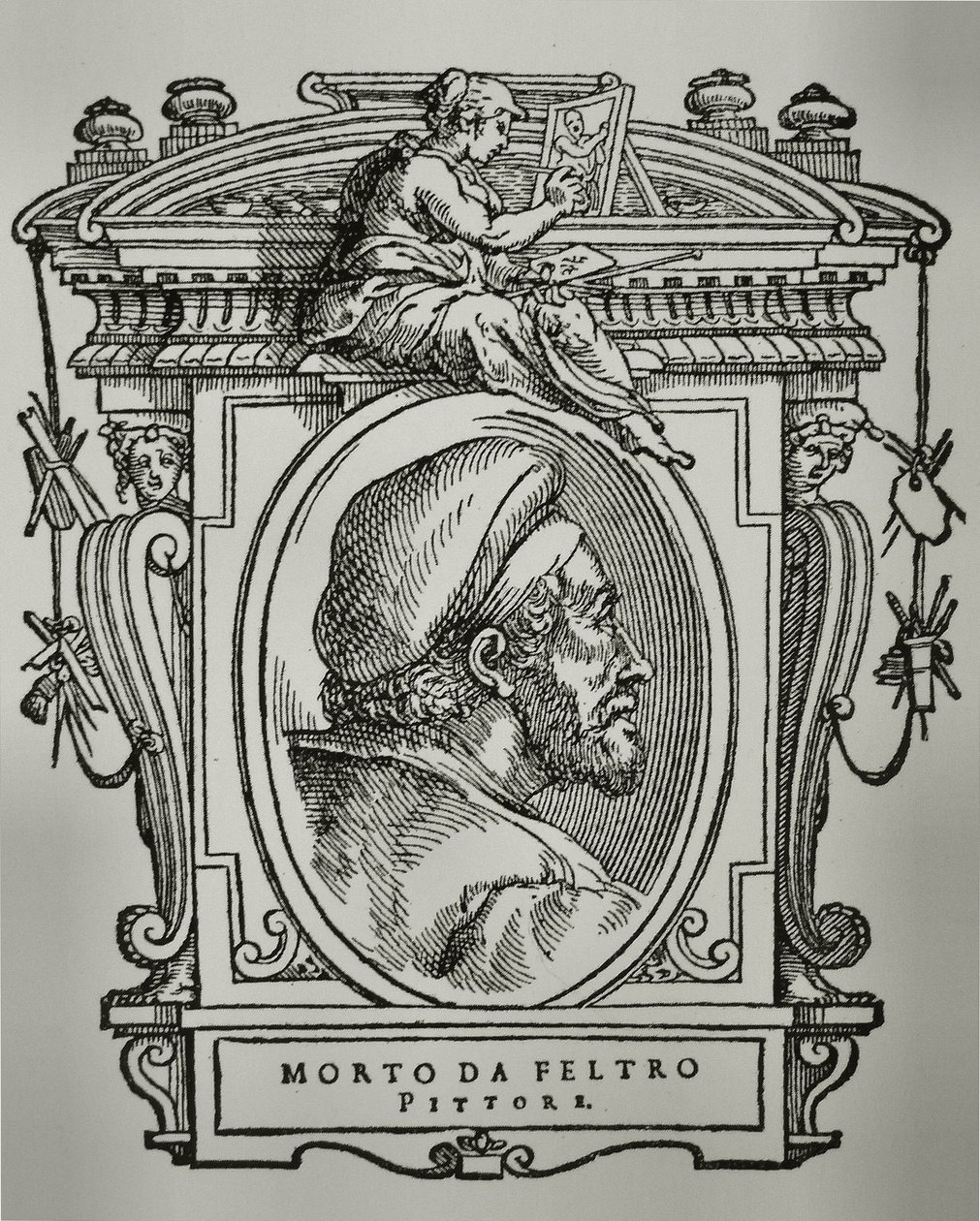 Retrato de Morto da Feltre de Giorgio Vasari