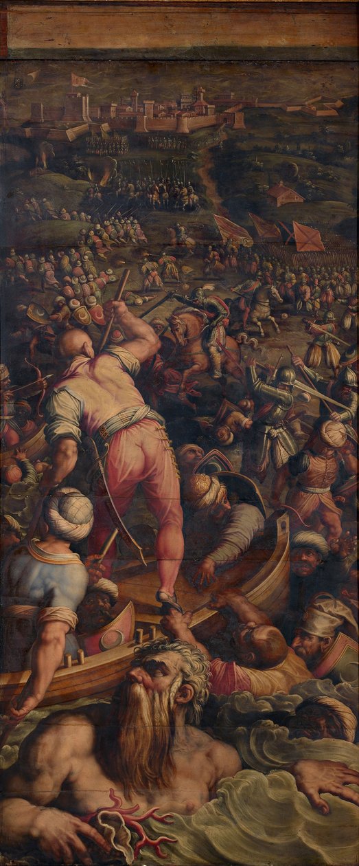 Rota dos turcos em Piombino, 1563-1565 de Giorgio Vasari