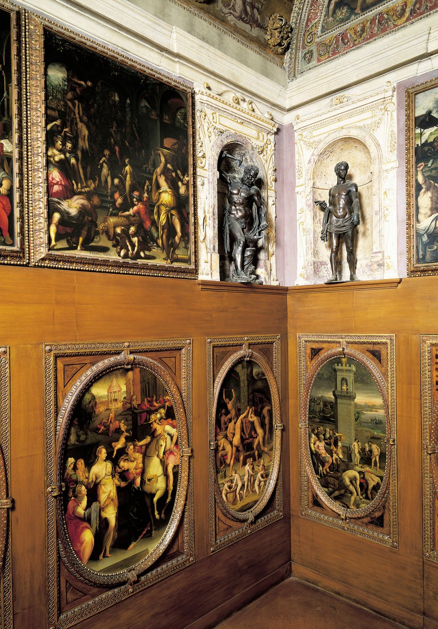 Studiolo (pequeno estudo) de Francesco I, de Giorgio Vasari (1511-1574), Palazzo Vecchio, Florença, Itália de Giorgio Vasari