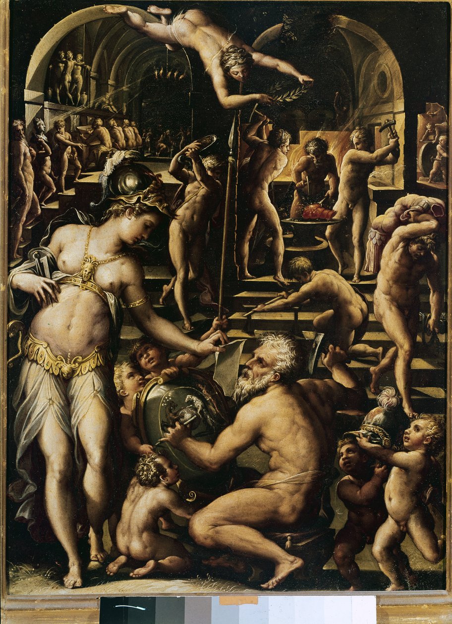 A Frágua de Vulcano de Giorgio Vasari