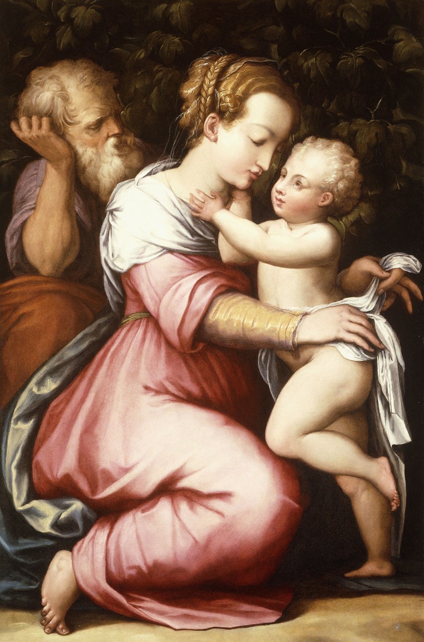 A Sagrada Família, século XVI de Giorgio Vasari