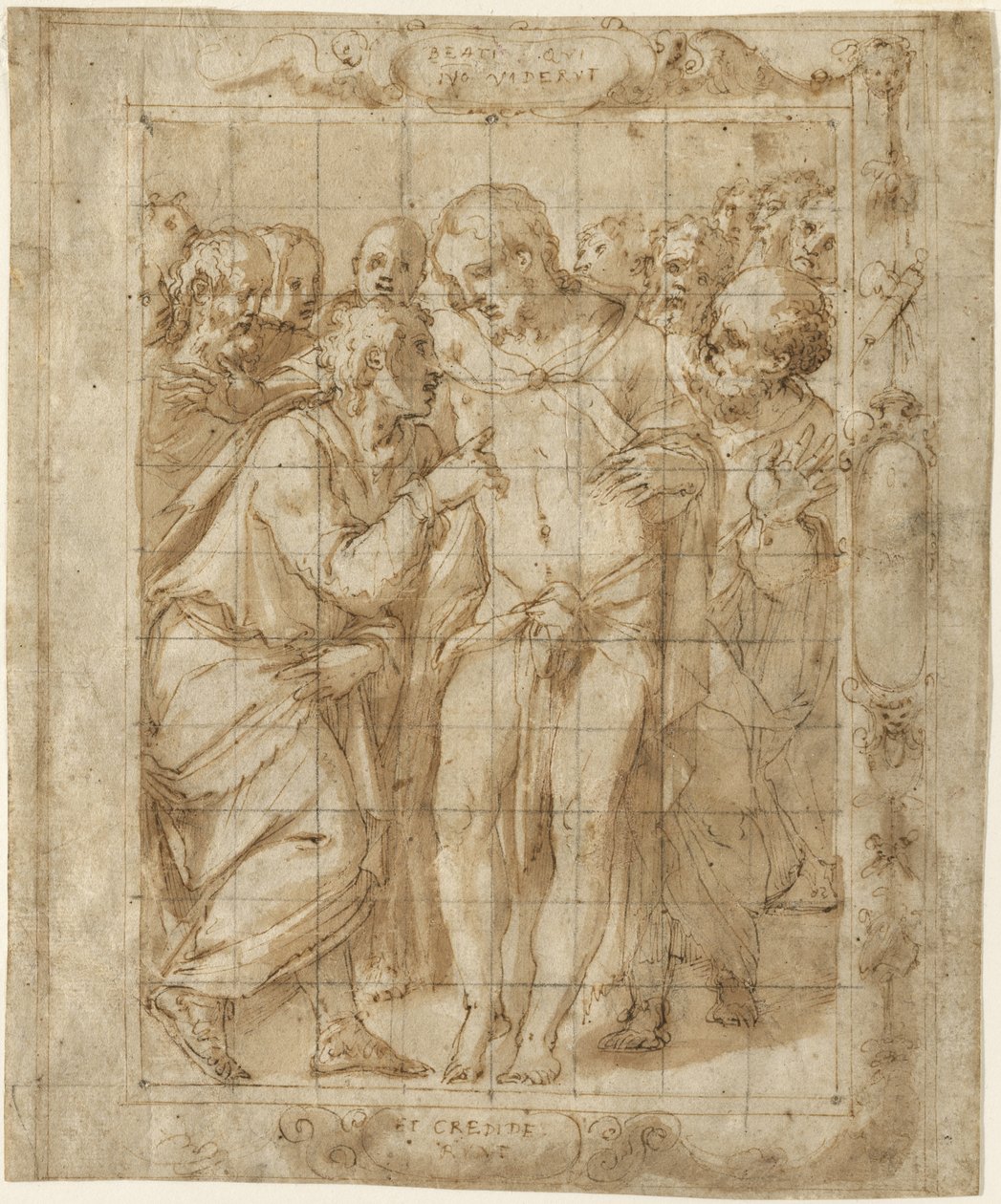 A Incredulidade de São Tomás, c.1556-57 de Giorgio Vasari