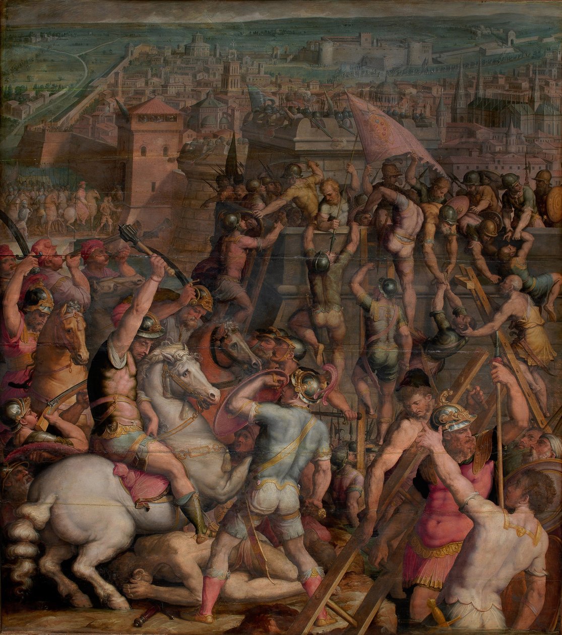 A tomada de Milão, 1555-1562 de Giorgio Vasari