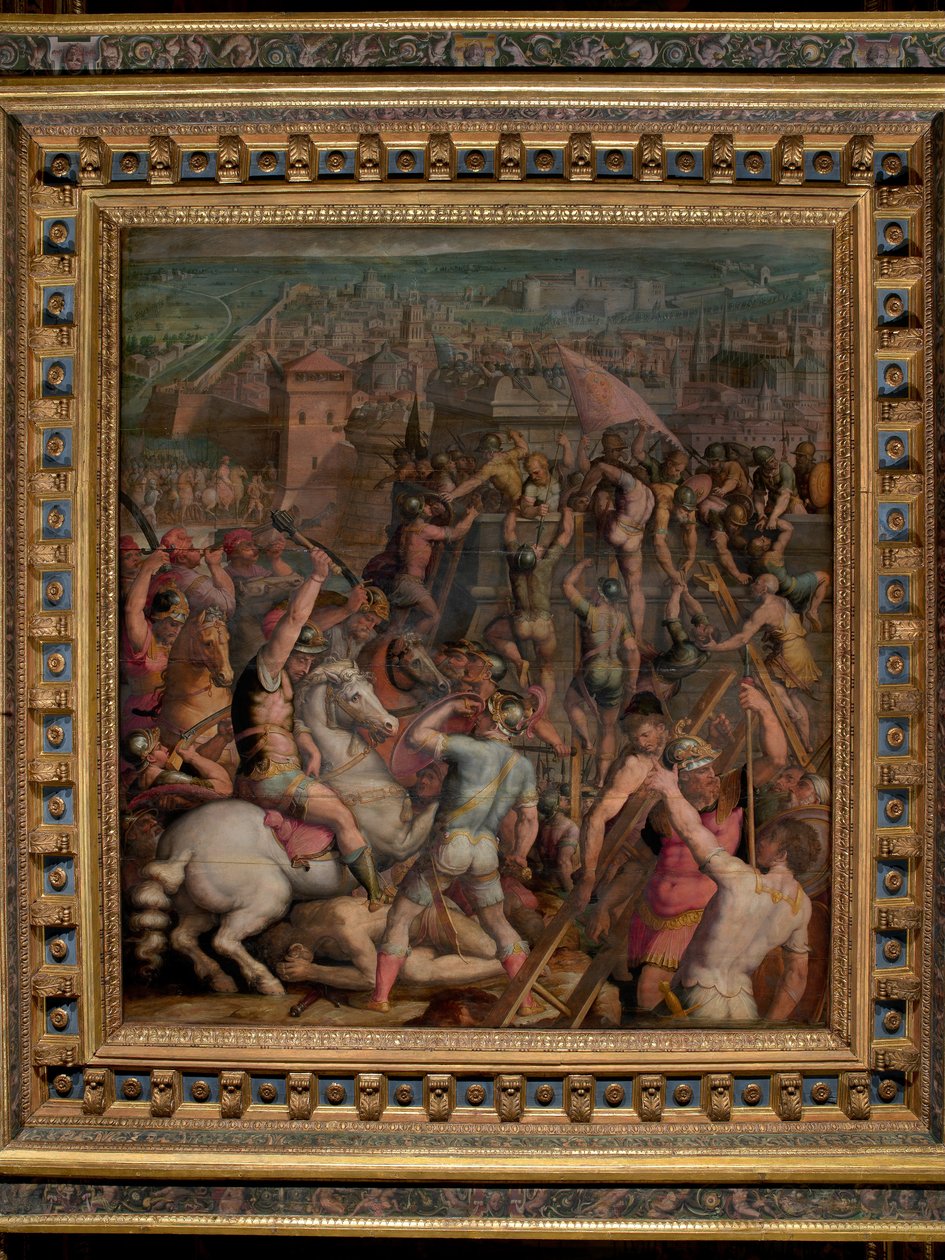 A tomada de Milão de Giorgio Vasari