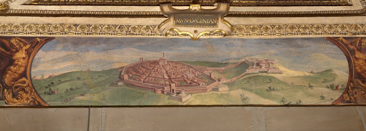 Vista de Lucignano, 1557-1558 de Giorgio Vasari