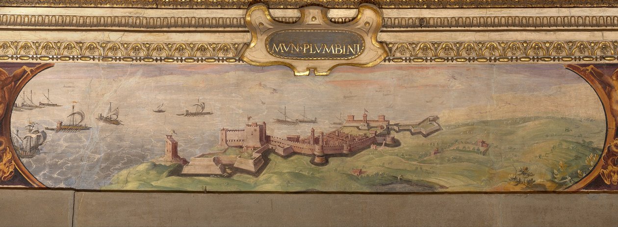 Vista de Piombino, 1557-1558 de Giorgio Vasari
