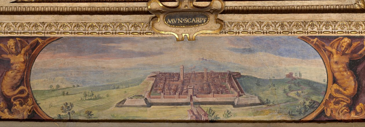Vista de Scarperia, 1557-1558 de Giorgio Vasari