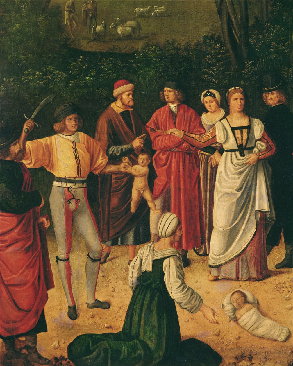O julgamento de Salomão, 1505 de Giorgione da Castelfranco