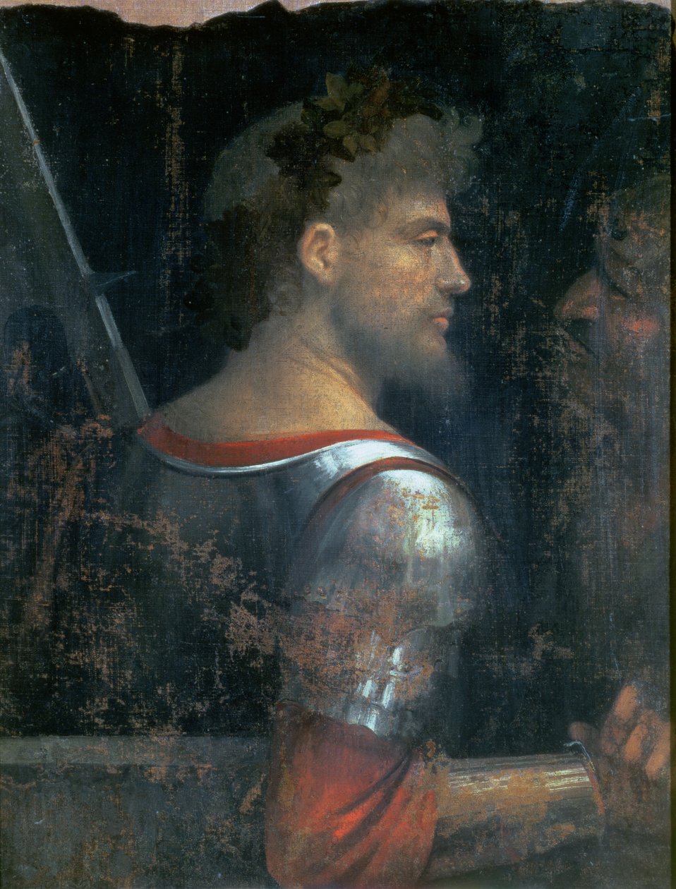 Um soldado, c.1505-10 de Giorgione da Castelfranco