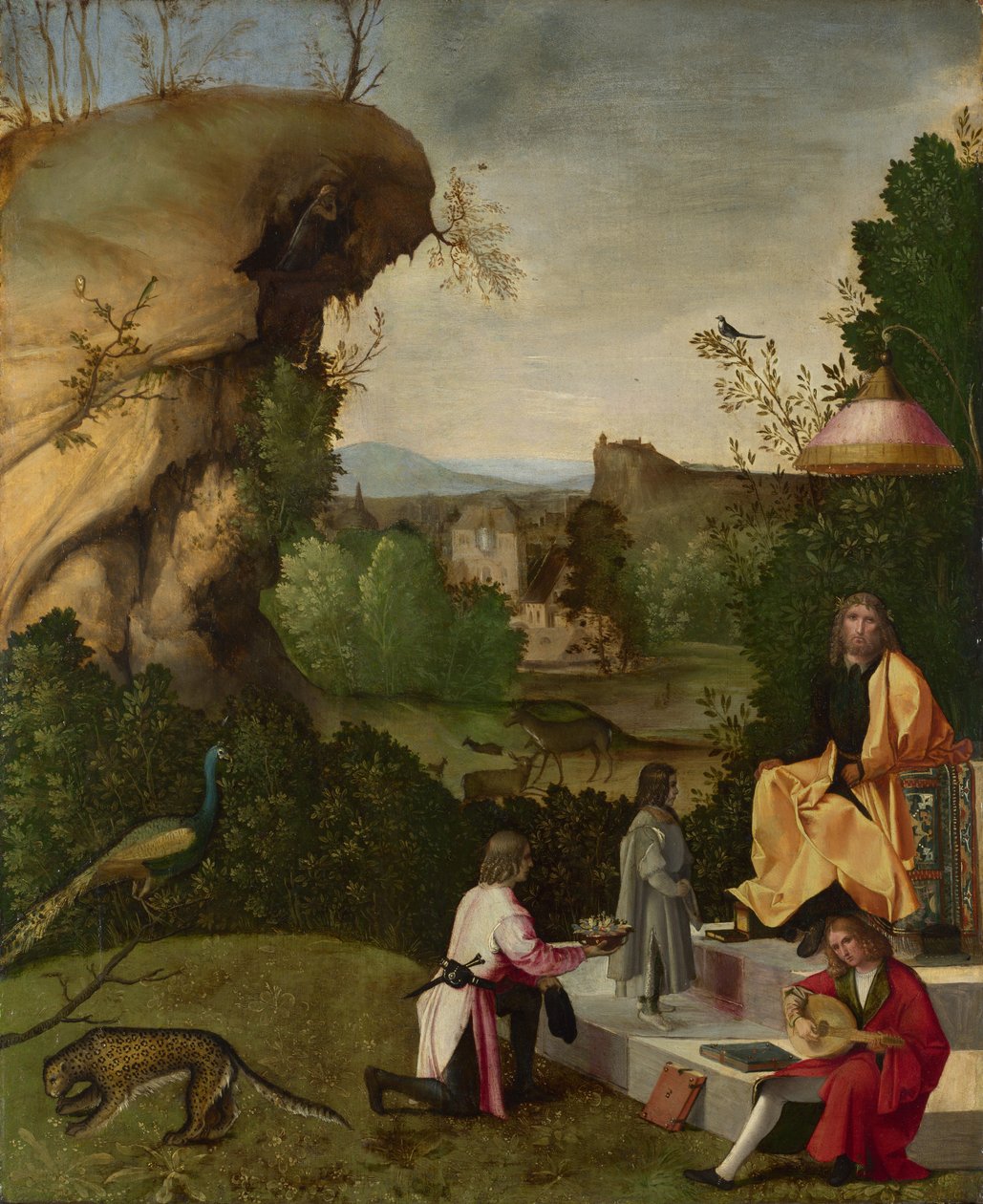 Homenagem a um Poeta, início do século XVI. de Giorgione,
