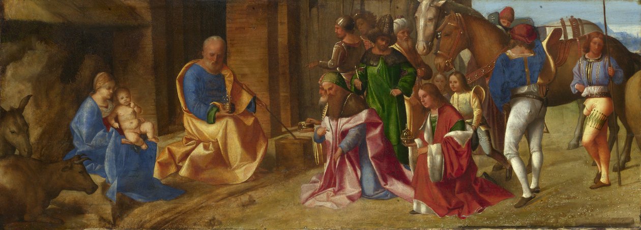 Italiano: Adoração dos Reis Magos Adoração dos Reis Magos de Giorgione