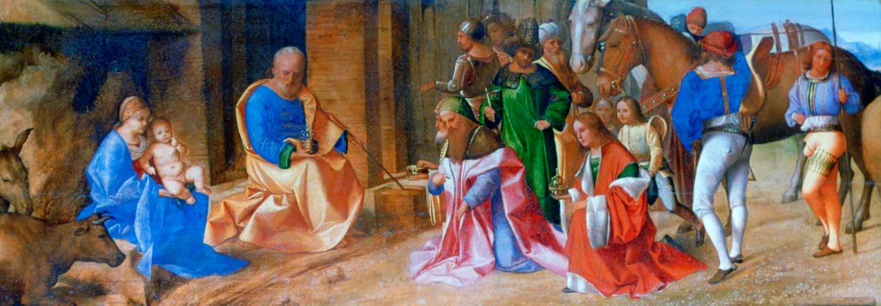 Adoração dos Magos, 1506-1507 de Giorgione da Castelfranco