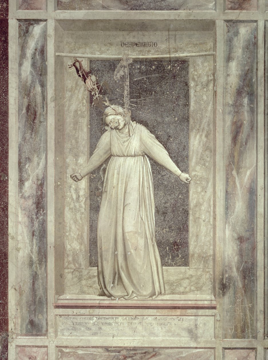 Desespero, c.1305 de Giotto di Bondone